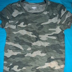camouflaged shirt